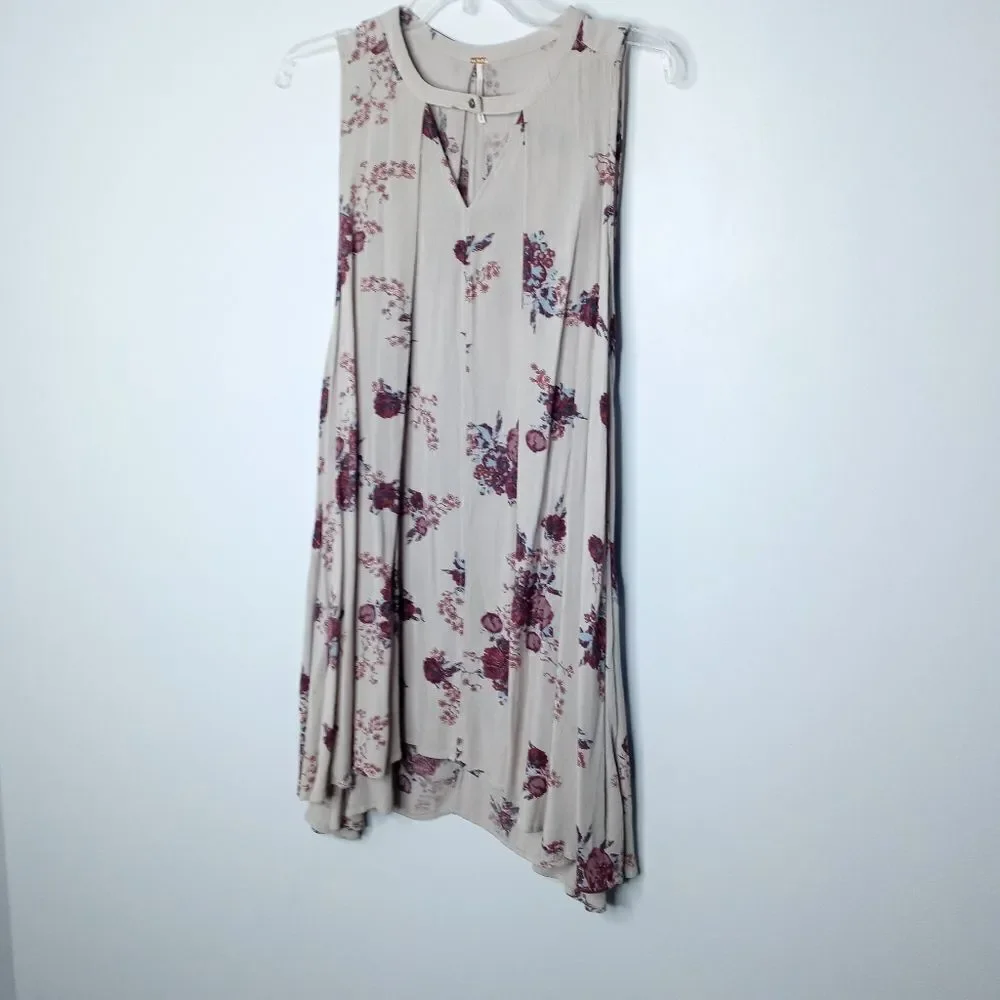 Free People Tree Swing Washed Stone Tunic Dress